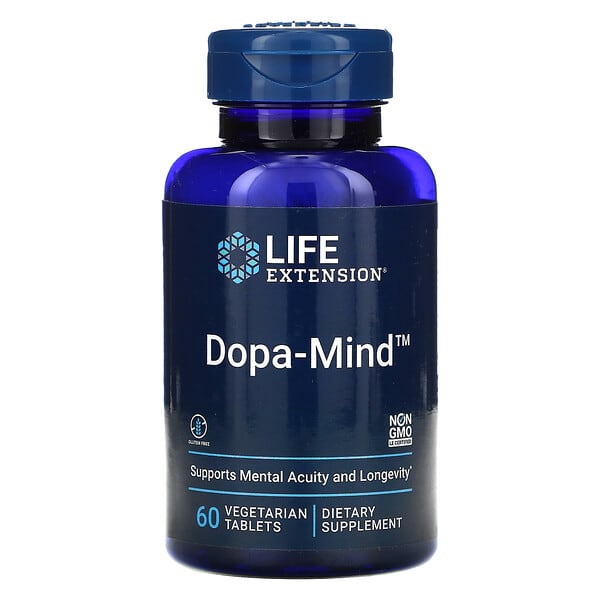 Life Extension‏, Dopa-Mind, 60 Vegetarian Tablets