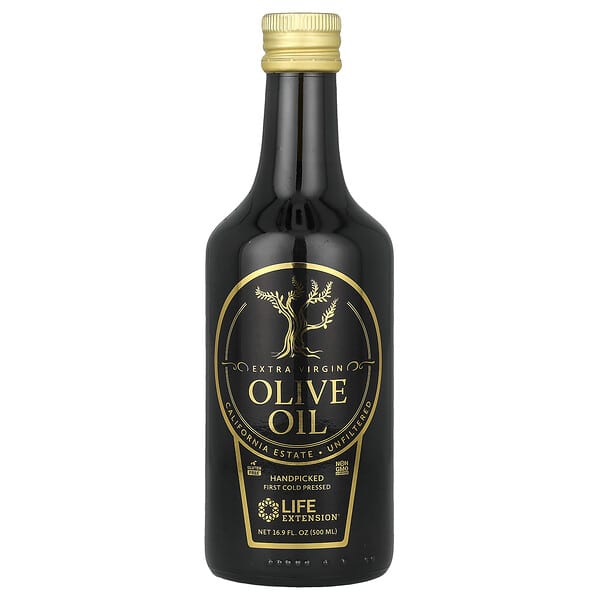 Life Extension, 엑스트라 버진 올리브 오일, 500ml(16.9fl oz)