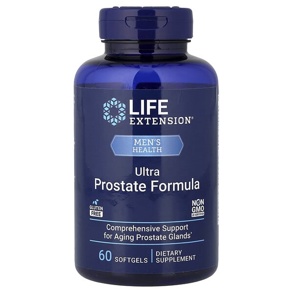 Life Extension, Ultra Prostate Formula, ультра формула для мужского здоровья, 60 капсул