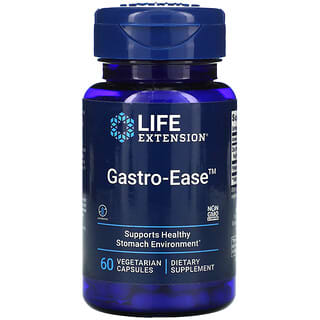 Life Extension, Gastro-Ease, 60 Cápsulas Vegetarianas