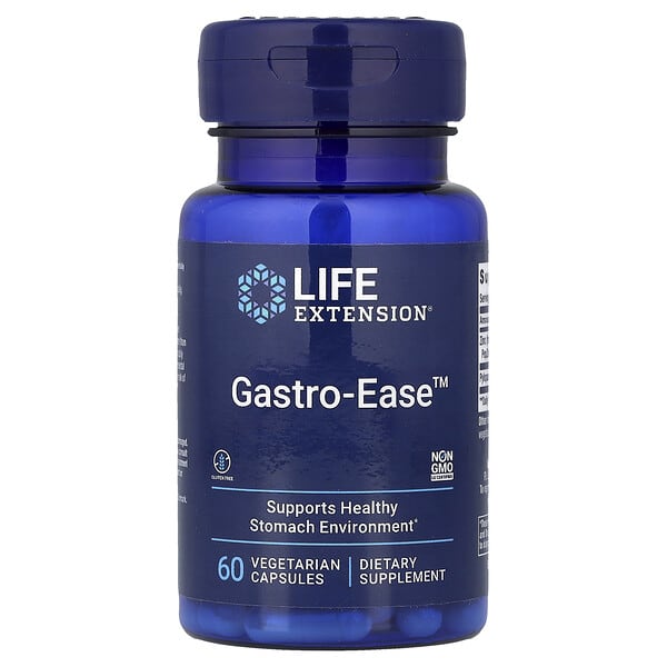 Life Extension, 胃輕鬆，60 粒素食膠囊