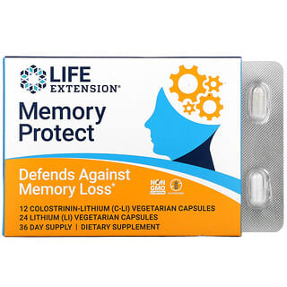 Life Extension, Memory Protect, 36 capsules végétariennes