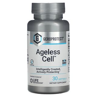 Life Extension, Ageless Cell de GEROPROTECT, 30 cápsulas blandas