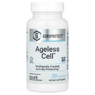 Life Extension, Ageless Cell de GEROPROTECT, 30 cápsulas blandas