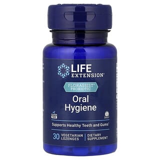 Life Extension, FLORASSIST Probiotic, Oral Hygiene, 30 Vegetarian Pastilles