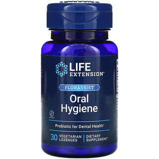 Life Extension, Higiene Oral FLORASSIST, 30 Pastilhas Vegetarianas