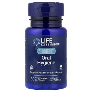 Life Extension, FLORASSIST 프로바이오틱, 구강 위생, 베지 사탕 정제 30정