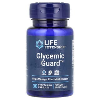 Life Extension, Glycemic Guard 血糖调节素食胶囊，30 粒装