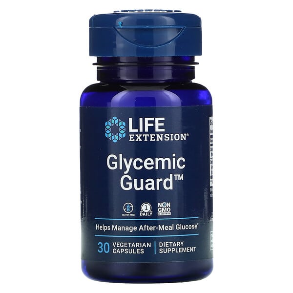 Life Extension‏, Glycemic Guard, ‏30 כמוסות צמחיות