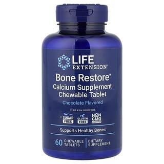 Life Extension, Obnova kostiju, čokolada, 60 tableta za žvakanje