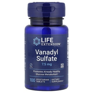 Life Extension, Vanadyl Sulfate, 100 Comprimidos Vegetarianos