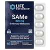 SAMe, S-adenosil-metionina, 400 mg, 60 comprimidos vegetales con recubrimiento entérico