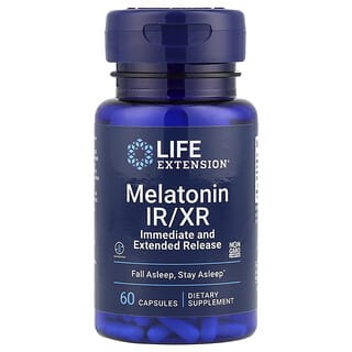 Life Extension, Melatonina IR / XR, 60 cápsulas