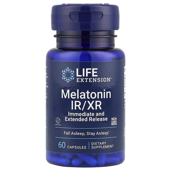 Melatonin IR/XR, 60 Capsules (1.5 mg per Capsule)