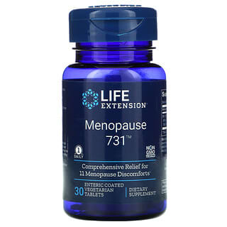 Life Extension, Menopausia 731, 30 comprimidos vegetales con recubrimiento entérico