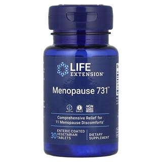 Life Extension, Menopause 731, 30 вегетаріанських таблеток, вкритих кишковорозчинною оболонкою