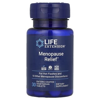 Life Extension, Menopause Relief, 30 Enteric Coated Vegetarian Tablets