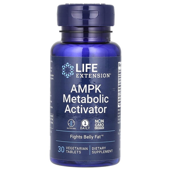 Life Extension, AMPK Metabolic Activator, 30 Vegetarian Tablets