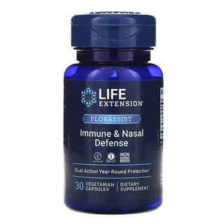 Life Extension, FLORASSIST Défense immunitaire et nasale, 30 capsules végétariennes