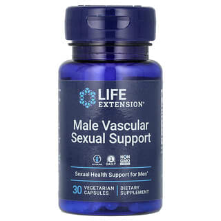 Life Extension, Auxílio Sexual Vascular para Homens, 30 Cápsulas Vegetarianas