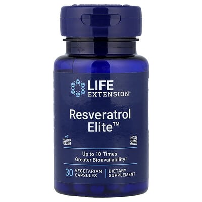 Life Extension, Resveratrol Elite™, 30 Vegetarian Capsules