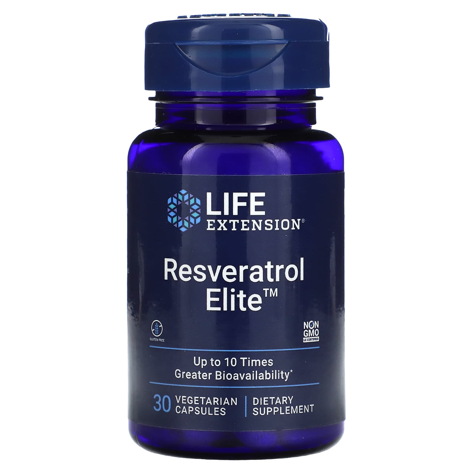 Life Extension, レスベラトロール、100mg、ベジカプセル60粒