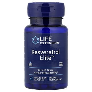 Life Extension, Resveratrol Elite, 30 vegetarische capsules