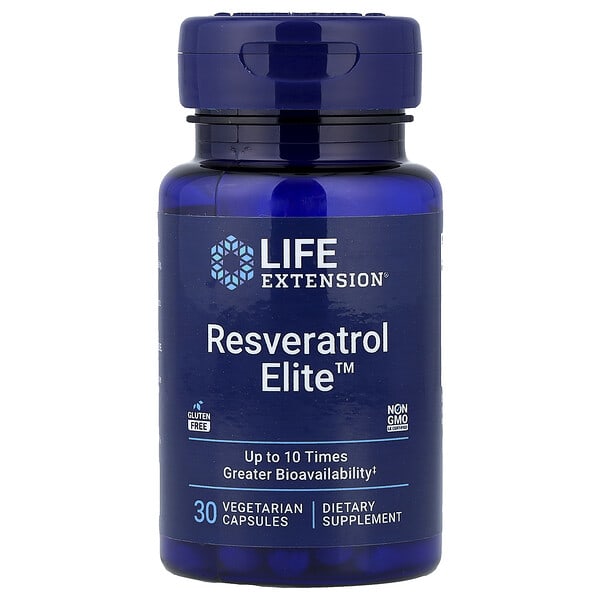 Life Extension Resveratrol Elite™, 30 Vegetarian Capsules