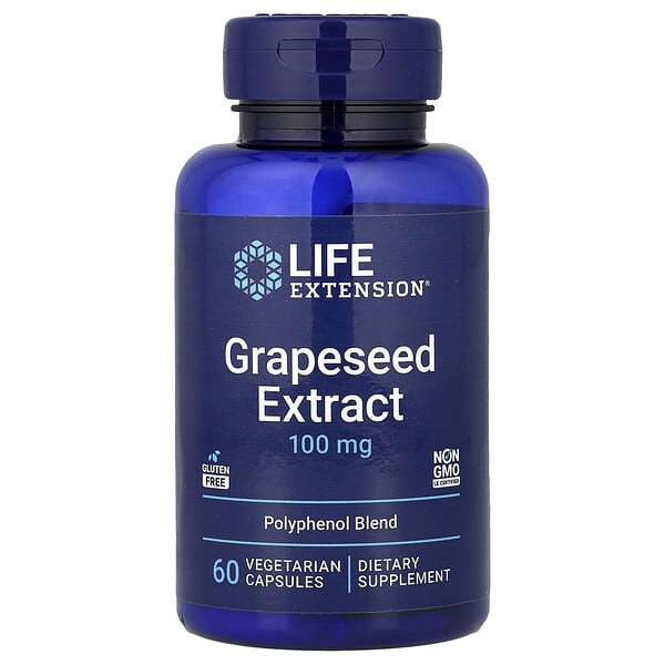 Life Extension, 포도씨 추출물, 베지 캡슐 60정