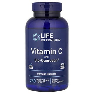 Life Extension, Vitamin C and Bio-Quercetin®, 250 Vegetarian Tablets