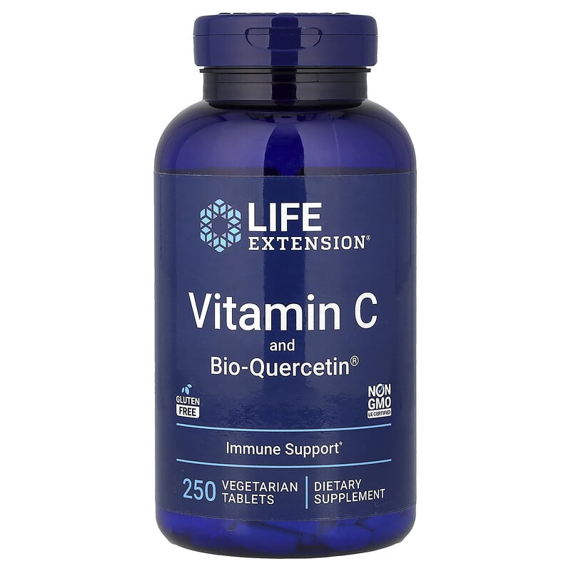 Vitamin C and Bio-Quercetin®, 250 Vegetarian Tablets