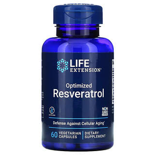 Life Extension, Resveratrol optimizado, 60 cápsulas vegetales