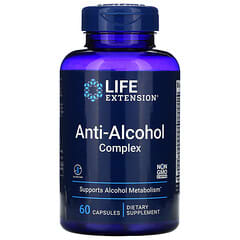 Life Extension, комплекс, що нейтралізує шкідливий вплив алкоголю, 60 капсул