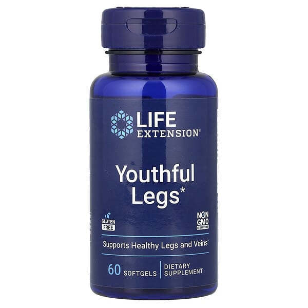 Life Extension, 腿部健康，60 粒软胶囊（每粒软胶囊 250 毫克）
