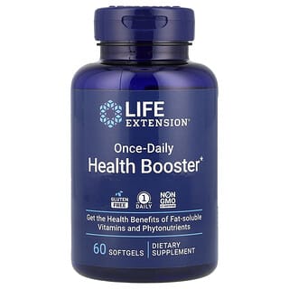 Life Extension, Booster de santé à prendre une fois par jour, 60 capsules à enveloppe molle