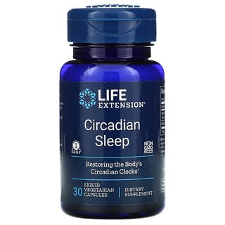 Life Extension, Sueño circadiano, 30 cápsulas vegetarianas líquidas