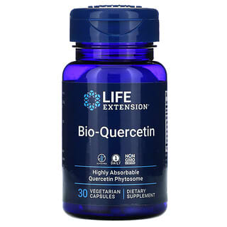 Life Extension‏, Bio-Quercetin, ביו-קוורצטין, ‏30 כמוסות צמחיות
