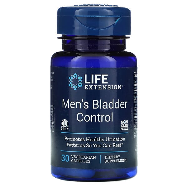 Life Extension, 男性用Bladder Control（ブラダーコントロール）、ベジカプセル30粒