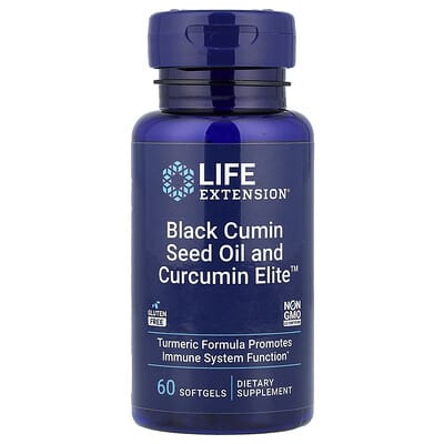 Life Extension, Black Seed Oil and Curcumin Elite™, 60 Softgels