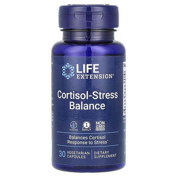 Life Extension, Cortisol-Stress Balance, 30 Vegetarian Capsules