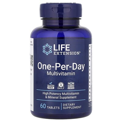 Life Extension, One-a-Day Multivitamin, 60 Tablets