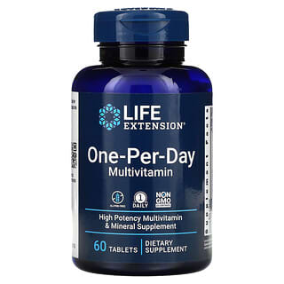 Life Extension, Suplemento multivitamínico para una ingesta diaria, 60 comprimidos