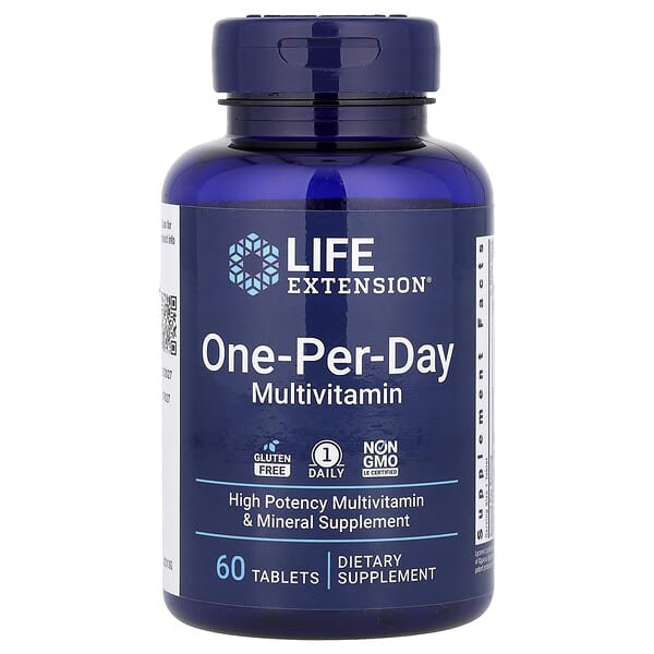 Life Extension, 每日一片多維生素礦物營養片，60 片裝