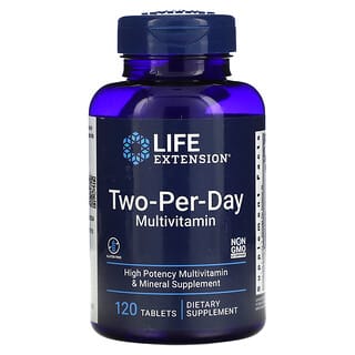 Life Extension, Two-Per-Day Multivitamin, Zwei-pro-Tag-Multivitamin, 120 Tabletten