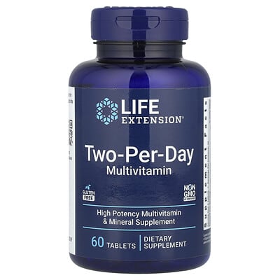 Norland Life Extension, Two-Per-Day Multivitamin, 60 Tablets supplement Uganda UGX 46885