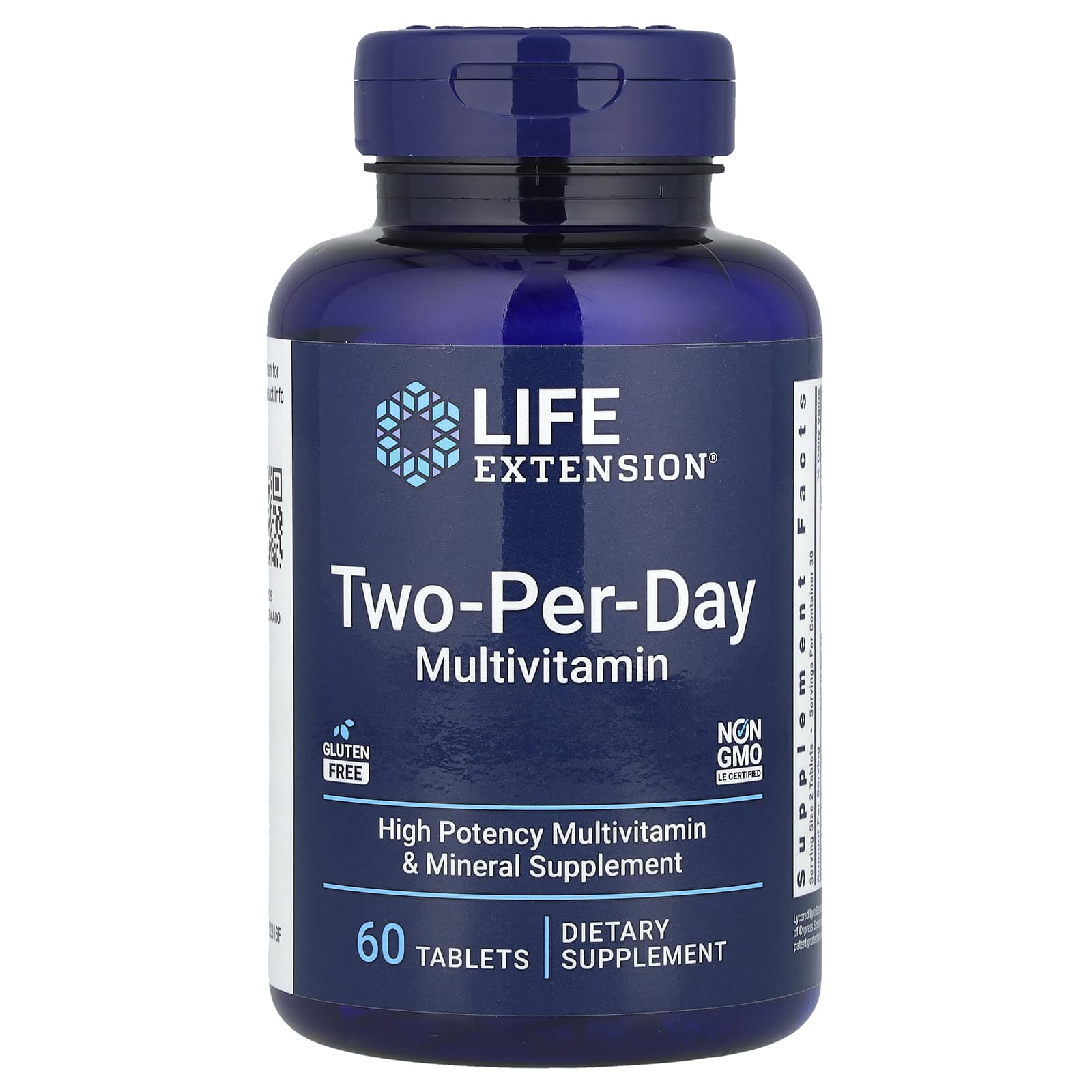 Life Extension, 每日兩片多維他命礦物營養片，60 片裝