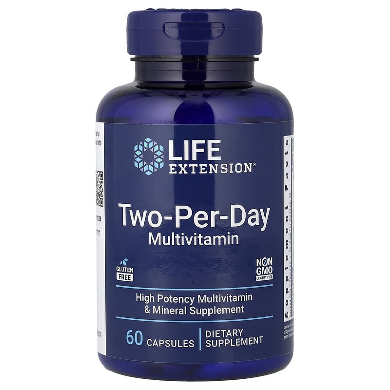 ライフエクステンション Two-Per-Day マルチビタミン 60粒 | iHerb