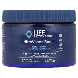 Life Extension, NitroVasc™ Boost, Bayas, 78,6 g