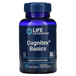 Life Extension, Cognitex Basics، عدد 30 كبسولة رخوة