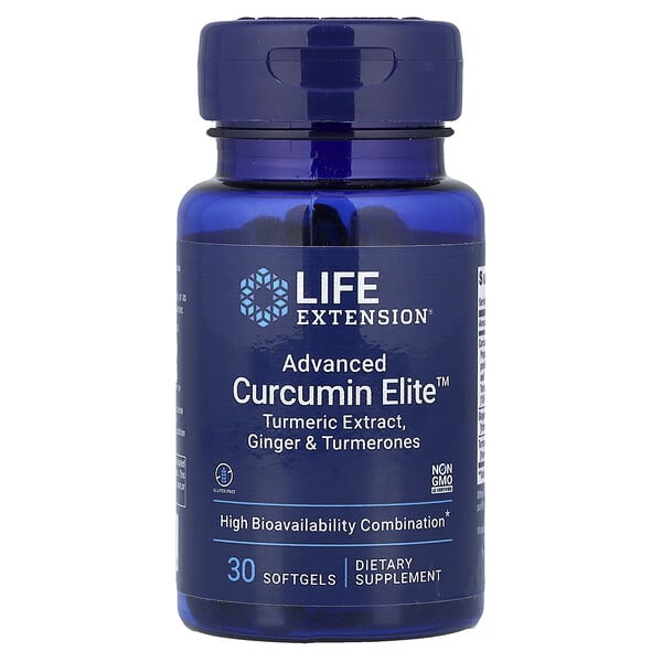 Advanced Curcumin Elite™, Turmeric Extract, Ginger & Turmerones, 30 Softgels